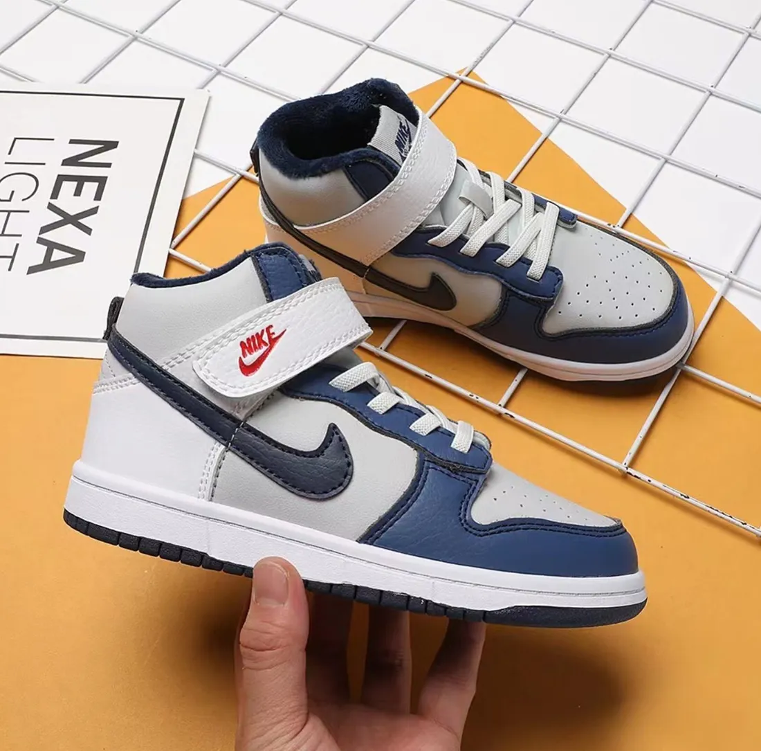 Nike Dunk High Kids marinho